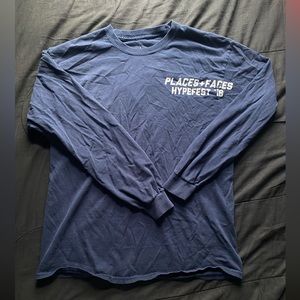 Places and Faces long sleeve tee
